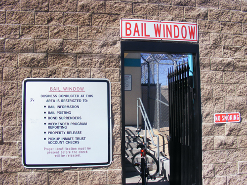 Inmate Search Las Vegas - Bail Window Sign Las Vegas Detention Center